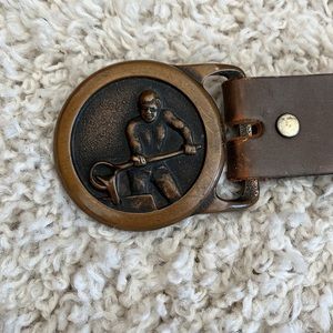 Vintage 1978 foundry products belt buckle